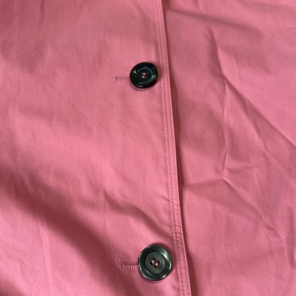 Talbots Pink Spring Button Down Jacket Size 4 100 % Cotton - Picture 3 of 8